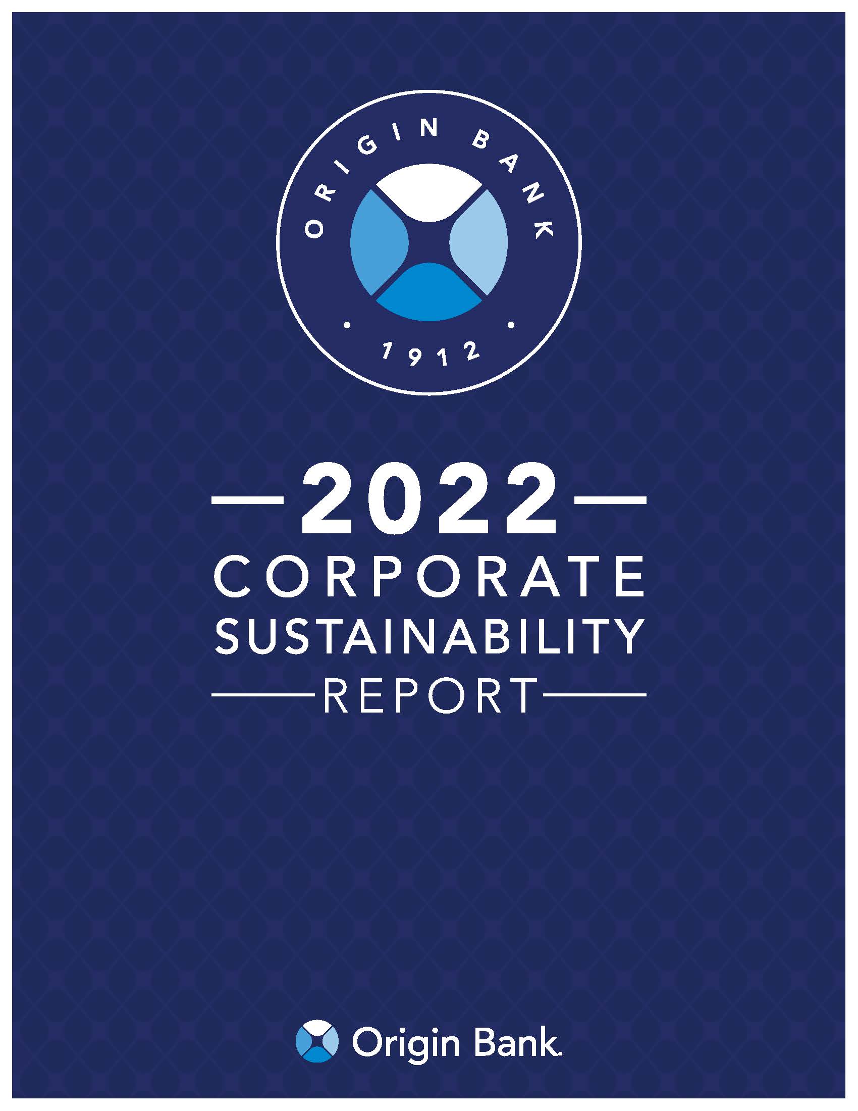 Sustainability Report Cover